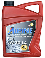 Масло моторное синт. ALPINE 5W-30 RSL LA API SN/CF (C3) MB-229.31/229.51/229.52 BMW LL-04 4л