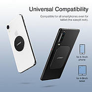 Металеві пластини для телефона прямокутні UGREEN Metal Plate for Magnetic Stand 2шт (чорний) LP123, фото 4