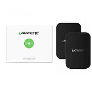 Металеві пластини для телефона прямокутні UGREEN Metal Plate for Magnetic Stand 2шт (чорний) LP123, фото 6