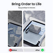 Сумка органайзер UGREEN Electronics Accessories Storage Bag with Lanyard (сірий) LP285, фото 7