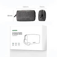 Сумка органайзер UGREEN Electronics Accessories Storage Bag with Lanyard (сірий) LP285, фото 10