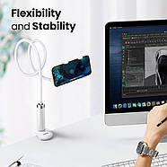 Гнучкий тримач для телефона UGREEN Multifunction Phone Clip Stand 90см (білий) LP113, фото 4