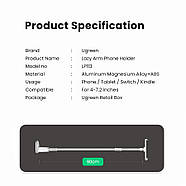 Гнучкий тримач для телефона UGREEN Multifunction Phone Clip Stand 90см (білий) LP113, фото 10