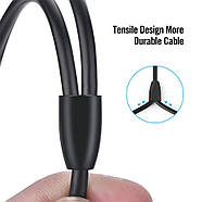 Кабель аудіо Ugreen 3.5mm Male to 2RCA Male Hi-Fi Cable 1м (чорний) AV116, фото 8