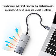 Адаптер UGREEN Type-C to HDMI 8K60Hz 4K120Hz Adapter (сірий) CM491, фото 3