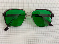 Зелені окуляри (лінза сткело!) при глаукомі в пластиковій оправі (глаукомні) глаукома