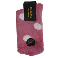 Норковые носки горох Натали 2056 36-41 розовые