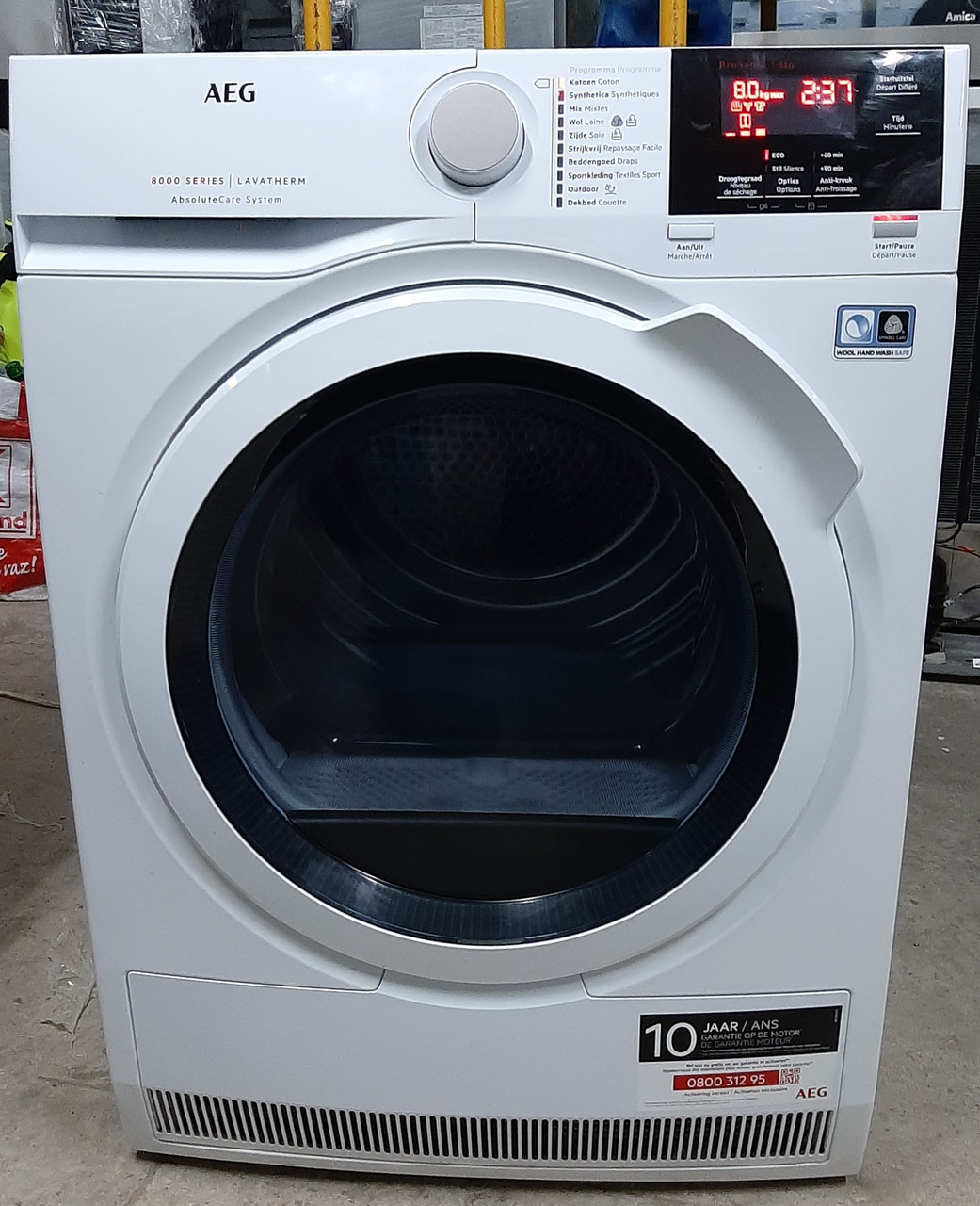 Сушильна машина з тепловим насосом AEG AEG T8DBG84W 8кг А+++ б/у, фото 1