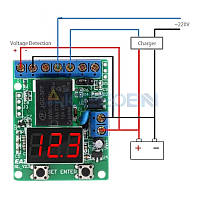 Реле контролю напруги, модуль виявлення напруги DC 12V (EAZY-V3)