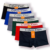 Трусы мужские боксеры хлопок Calvin Klein 17 Silver, ассорти, размер 3XL (52-54), 013016