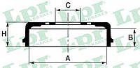 7D0500 LPR - Гальмівний барабан