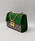 Жіноча сумка Gucci, на ціпку, зелена 931422, фото 2