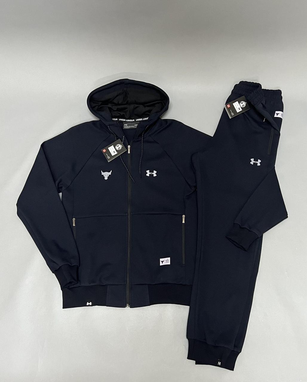 Чоловічий осінній спортивний костюм Under Armour, чоловічий костюм андер-Армор синій. Чоловічий одяг Осінь, фото 1