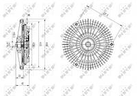 49583 NRF Віскомуфта DB W124/201 OM601-606 200D-300D