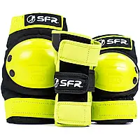 Дитячий захист для роликів SFR Ramp Junior Black Lime