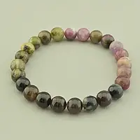 Браслет із натурального каменю Турмалін 19 см