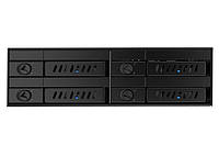 Chieftec Отсек для накопителя Backplane CMR-425, 4x2.5" HDD/SSD, 1x5.25" EXT Slot, SATA, черный Baumar -