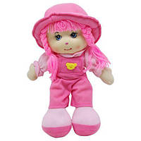 Мягкая кукла "Девочка в комбинезоне", розовая [tsi209856-TCI]
