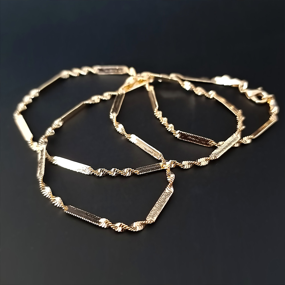 Ланцюжок Аthena. Сталь. Позолота 18К. Довжина: 47 см. Товщина: 2 мм