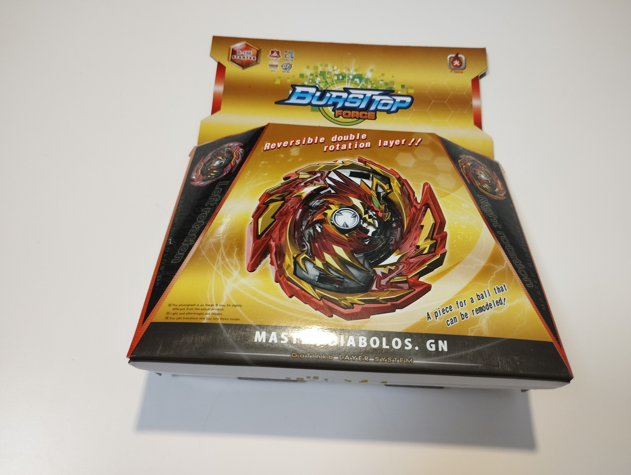 Волчок BEYBLADE (Бейблейд) Мастер Диаболос B-155 (Master Diabolos B-155) с пусковым устройством - фото 4 - id-p1959856142