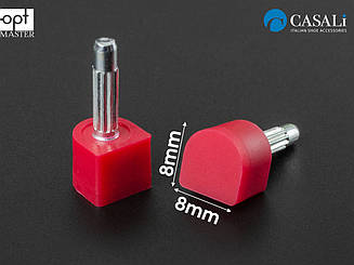 CASALI 2.9 мм DOUBLE LAYER, р. 8*8мм, кол. червоний поліуретанові набійки на шворні