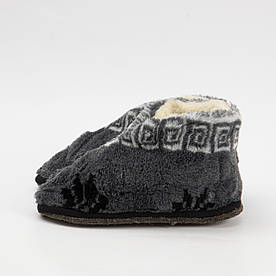 Теплі домашні чуні-тапки з натуральної овчини та войлочною підошвою (36-45 розмір)