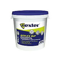 Толстослойная гидроизоляционная мастика на водной основе для оснований и фундаментов Nexler Bitflex 1KP, 30 л