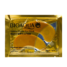 Патчі під очі Bioaqua Golden Caviar Eye Mask із золотом і екстрактом ікри 2х3мл