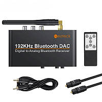 Цифро аналоговий аудіоконвертер 192 кГц Bluetooth APT-X AAC SBC DAC конвертер Neoteck NTK108C