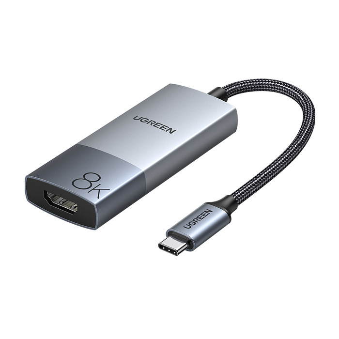 Адаптер UGREEN Type-C to HDMI 8K60Hz 4K120Hz Adapter (сірий) CM491