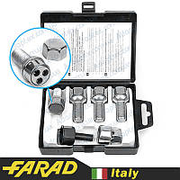 FARAD STIL BULL | Болты секретки М12x1.25x22мм Конус Вращающееся кольцо (Alfa Romeo, Fiat, Lancia, Citroen,