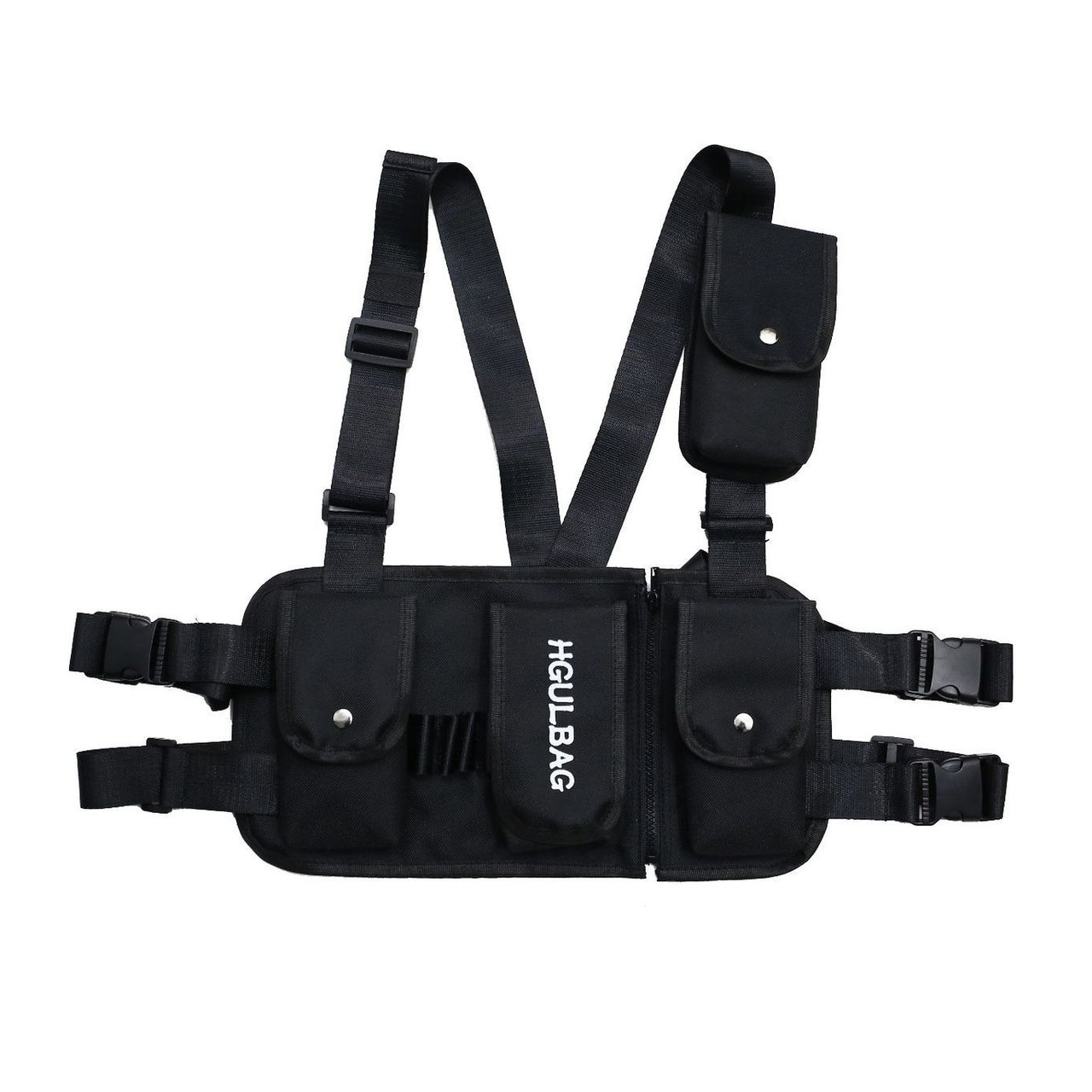 Нагрудна сумка HGUL+BAG 6410 чорна, фото 1