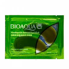 Патчі під очі Bioaqua Nicotinamide Seaweed Eye Mask з нікотинамідами та водоростями 2х3 мл