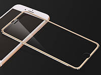 3D Metall защитное стекло для iPhone 7 Plus / iPhone 8 Plus - Gold