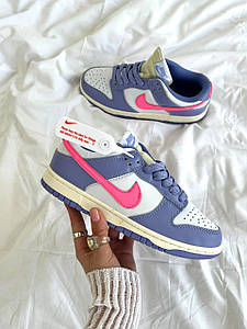 Жіночі Кросівки Nike SB Dunk Low Blue Pink 36-37-38-39-40