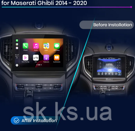 Junsun 4G Android магнитола для Maserati Ghibli 2014 - 2020