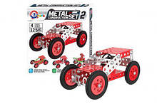 Конструктор металевий Metal Set, 125 деталей (Технок)