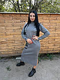 Жіноча сіра сукня Туреччина, фото 6