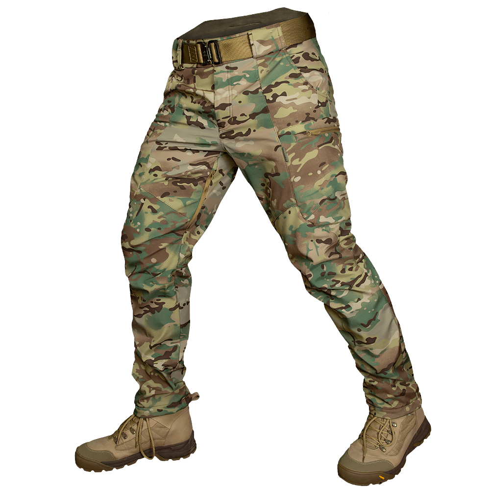 Штани тактичні камуфляжні Stalker SoftShell Vent Multicam мультикам