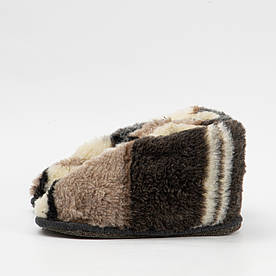 Теплі домашні чуні-тапки з натуральної овчини та войлочною підошвою (36-45 розмір)