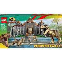 Конструктор LEGO Jurassic World Центр посетителей: Атака тиранозавра и раптора 693 детали (76961)