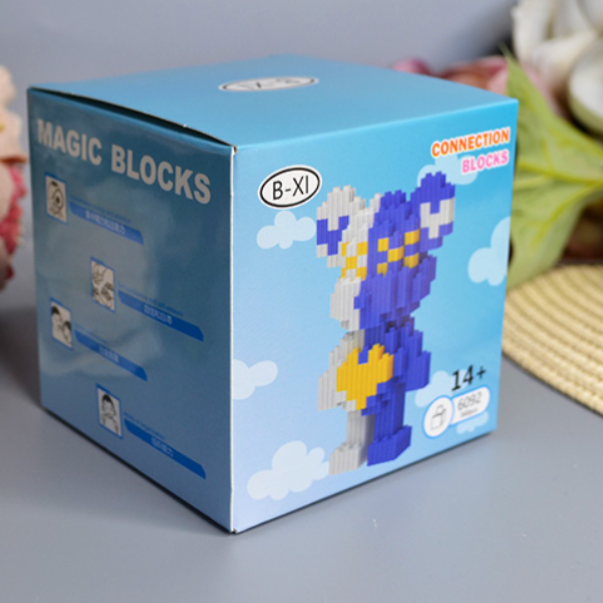 Конструктор Magic Blocks Мультгерої Синьо-жовтий ведмедик (ID ...