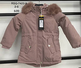 Куртка утеплена для дівчаток оптом, Nature, 2-6 років,  арт. RSG-7422-9