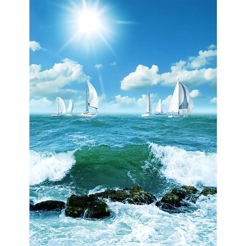 Картина за номерами 40x50 см DIY Хвилясте море (FRA 73476)