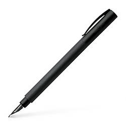 Перова ручка Faber-Castell Ambition All Black, колір корпусу чорний, перо M (0,7 мм), 147150