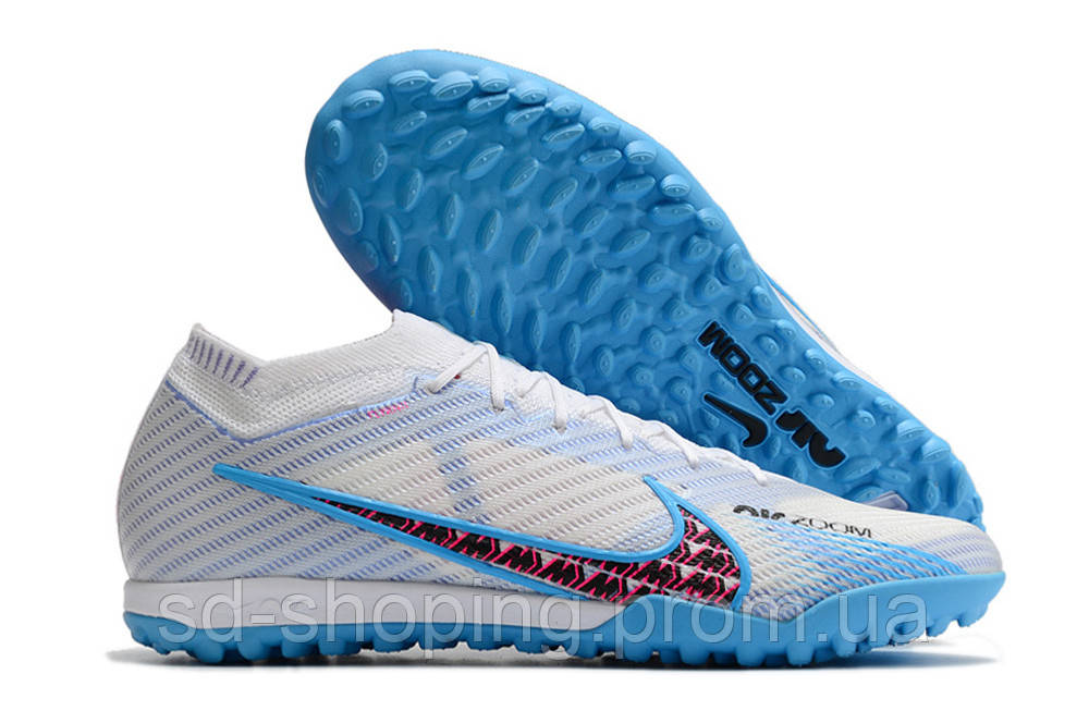 Сороконіжки дитячі і підліткові Nike Air Zoom Vapor XV TF, футбольні сороконіжки для дітей найк