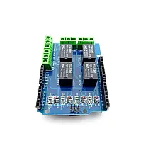Плата розширення реле 4-канальний v1 для Arduino, 5 В, фото 5