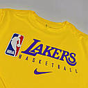 Тренувальний лонгслів фіолетовий Лейкерс Dri-Fit НБА Nike Lakers NBA Футболка з довгим рукавом, фото 5