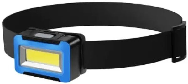 Налобний ліхтар на голову RB-018 потужний яскравий велосипедний на батарейках 3 х AAA COB