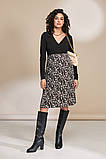 Сукня для вагітних та годування MOON DR-33.061 чорна, фото 2